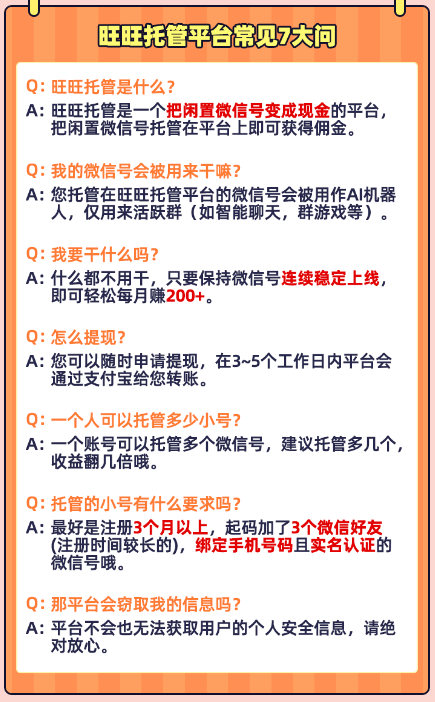 旺旺挂机截图